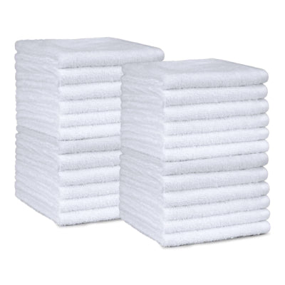 100% Cotton Face Towels 12 pack